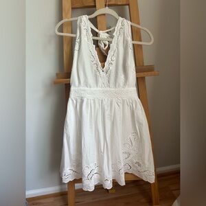 White Lace Dress Zara